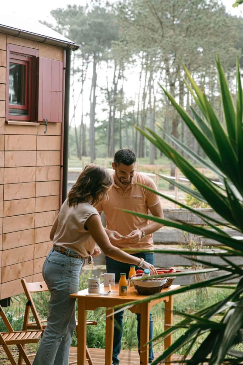 Roulottes Cocooning Au Coeur Des Landes Hotel Mées Kültér fotó