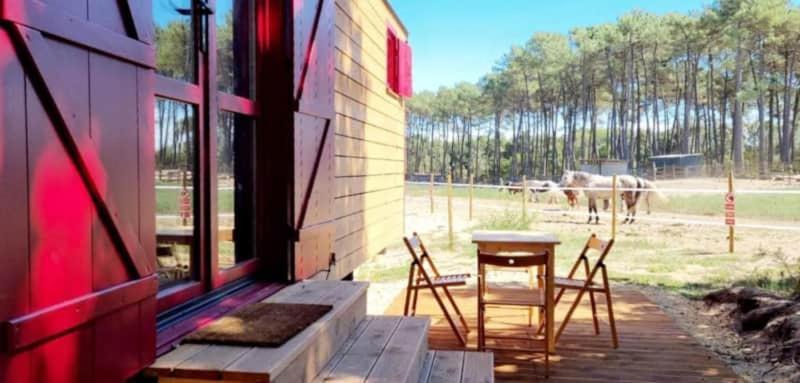 Roulottes Cocooning Au Coeur Des Landes Hotel Mées Kültér fotó