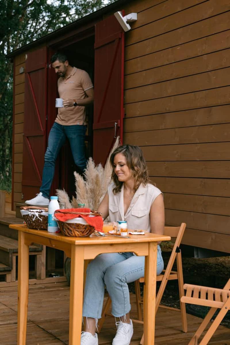 Roulottes Cocooning Au Coeur Des Landes Hotel Mées Kültér fotó